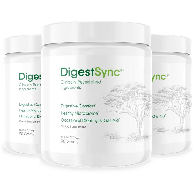 DigestSync Gut & Digestive Health — 3 Bottle / 90 Day Pack