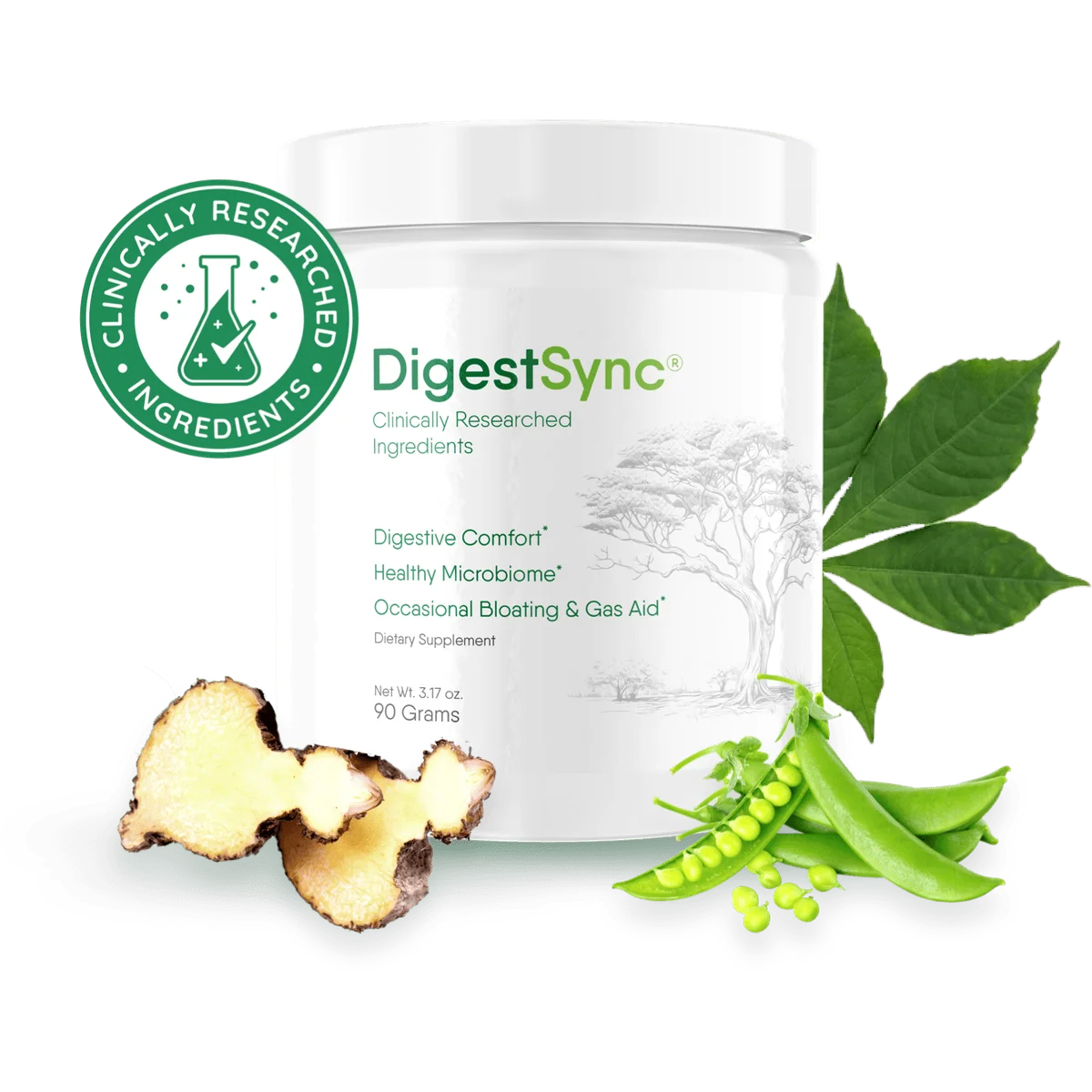DigestSync Gut & Digestive Health — Front Label